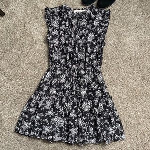 Francesca’s Black and White Floral Mini Dress